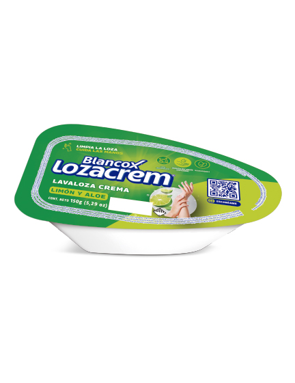 Lavaloza crema limón 150gr fondo blanco
