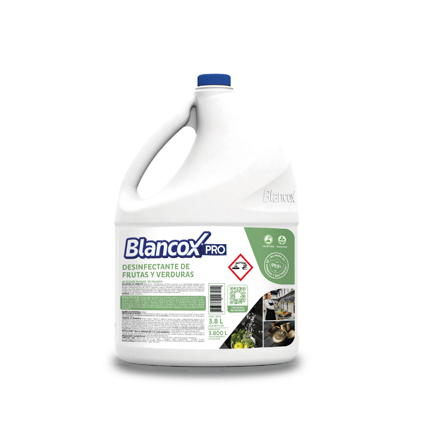 Desinfectante frutas y verduras 3800ml