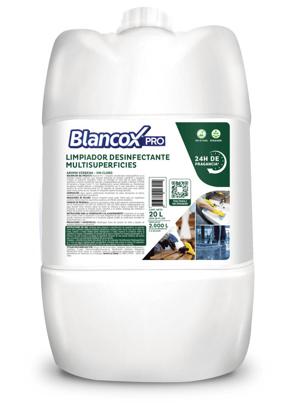 BLX PRO LIMP DESINF MULTISUP VERBENA 20L