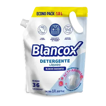 Detergente blancos radiantes